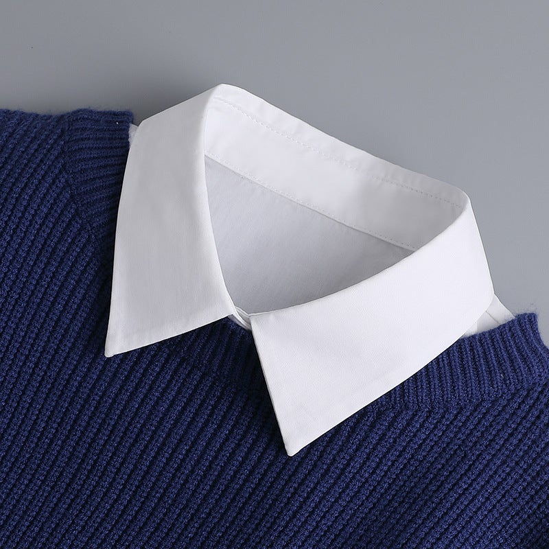 Unisex Fake Collar Professional Shirt Collar All-Match Fake Collar Sweater Fake Collar Business Dress Lapel Economical Collar - Image 2